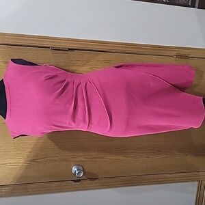 White House Black Market Fuchsia Midi Dress
